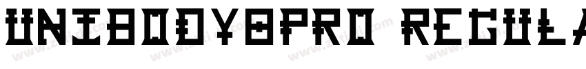 Unibody8Pro Regular字体转换 Unibody8Pro Regular字体转换